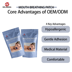 Cerotto per Labbra e Bocca, Correttore della Respirazione Orale, Cerotto Anti-russamento a Forma di X, Certificato CE per Uso Domestico - Product Image 1