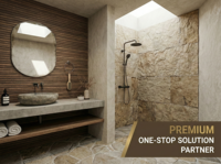 Mejor Precio 2026: Grifería de Pie Metálica para Baño, Diseño Interior Personalizado, Conjunto de Ducha Estilo Minimalista para Hoteles y Villas