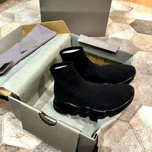 Sneakers da Passeggio alla Moda per <span class=keywords><strong>Donna</strong></span> con Logo Personalizzato, Basso MOQ, Stile Street, Scarpe Morbide a Calzino per Uomo - Product Image 2