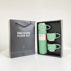 Botella de Agua Deportiva Aislada al Vacío de Doble Pared de 17 oz, Juego de Regalo con Color Personalizado, Aislamiento de 12-24 Horas, Portátil, de Acero Inoxidable - Product Image 3