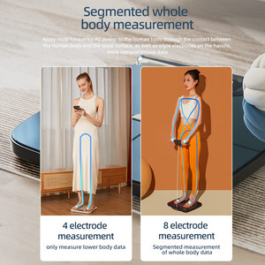 Wifi Bluetooth báscula de grasa corporal análisis de peso fitness gimnasio hogar 8 electrodos báscula de grasa corporal pantalla TFT de vidrio templado ITO - Product Image 3