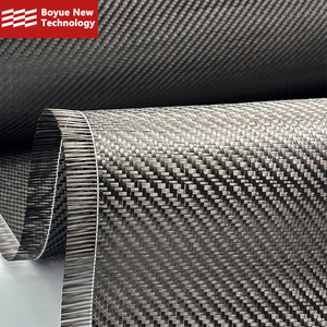 Usage général à bas prix 3k 200gsm uni et sergé 10 mètres de tissu en fibre de carbone pour l'artisanat de modification de voiture - Product Image 2