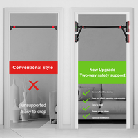 Barre de traction horizontale ProCircle Safe Locking pour porte d'entrée, kit de support de sécurité pour tractions