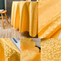 Nappes rondes blanches personnalisées de 90 pouces, bon marché, pour la décoration de banquets de mariage, hôtels