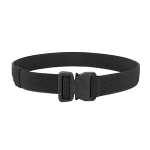 KRYDEX Tactical 1.5 Inch Duty Belt 2-Ply Nylon Webbing Quick Release Plastic Buckle Rigger Shooting EDC Belt Waistband