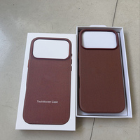 Coque TechWoven avec logo personnalisé pour iPhone 17 Pro Coque de téléphone de luxe à animation magnétique pour iPhone 17 Pro Max