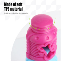 Nunbellpets Jouet interactif pour chien en TPR, assemblable et détachable, pour dissimuler des friandises, résistant aux morsures, jouet à mâcher pour l'entraînement du QI