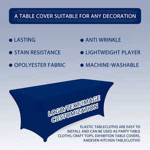 Heavy Thick Custom Sublimation <b>Table</b> Cover Wholesale, Wrinkle Proof <b>Table</b> Cloth For Indoor Business Expo Booth Display - Product Image 6