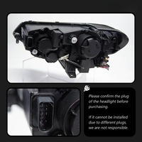 Feux avant LED DRL améliorés avec clignotants pour Volkswagen Touran 2016-2020 – Ensemble de phares modifiés et accessoires automobiles pour VW
