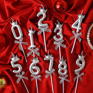 Vela Corona Dorada para Decoración de Pasteles de Navidad y Cumpleaños, Corona Creativa para Pasteles, Suministros de Decoración para Pasteles - Product Image 6