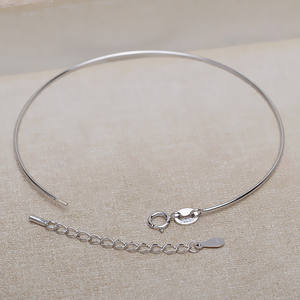 Pulsera de Alambre de Seda Plateada Lulu Tong, Estilo Tornillo, Plata S925, 0.9mm, Accesorios de Joyería DIY para Mujer, Gargantillas de Moda, Collares 4953 - Product Image 2