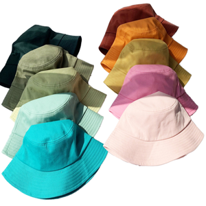 Sombrero de Pescador de Algodón Liso de Doble Cara para las Cuatro Estaciones, Protección Solar, con Logotipo Personalizado Bordado, Gorra Reversible de Diseñador para Hombre y Mujer, para Actividades al Aire Libre - Product Image 2