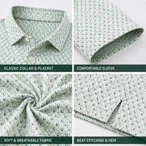 Polo de Golf Verde Claro Premium Personalizado para Hombre, Ropa Corporativa de Marca Privada con Tecnología de Absorción de Humedad, OEM - Product Image 3