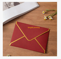 Enveloppes européennes personnalisées en forme découpée, nacrées, couleur unie, classiques, pour invitations et cartes de remerciement de mariage