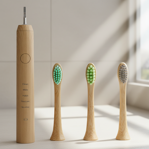 Cabezal <span class=keywords><strong>de</strong></span> <span class=keywords><strong>Cepillo</strong></span> <span class=keywords><strong>de</strong></span> <span class=keywords><strong>Dientes</strong></span> Ecológico Jssan, <span class=keywords><strong>Cepillo</strong></span> <span class=keywords><strong>de</strong></span> <span class=keywords><strong>Dientes</strong></span> Eléctrico Sónico con Carga Inalámbrica para Adultos - Product Image 1