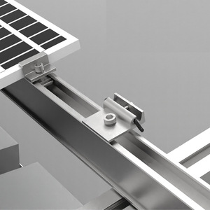 Sistema de Montaje de Paneles Solares, Soporte de Instalación, Riel para Techo y Suelo, Estructura Fotovoltaica de Acero al Carbono, CE N/m, Techo Curvo - Product Image 4