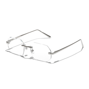 2159 Small Frameless <b>Square</b> <b>Sunglasses</b> High Quality UV400 Fashion Design Luxury for Men and Women - Product Image 5