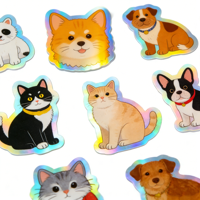 Etiquetas de Diseño Personalizado para Empresas, Etiqueta Adhesiva de Vinilo Impermeable con Logotipo, Impresión de Etiquetas Adhesivas, Etiqueta de PVC Holográfica Personalizada