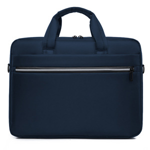 Sac à bandoulière pour ordinateur portable en tissu Oxford imperméable et léger, mallette d'affaires unisexe grande capacité avec fermeture éclair durable - Product Image 2