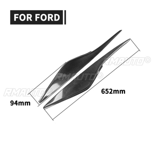2 pièces de garnitures de phares en fibre de carbone pour Ford Mondeo MK4 2007 2008 2009 2010 2011 2012 2013 - Product Image 3