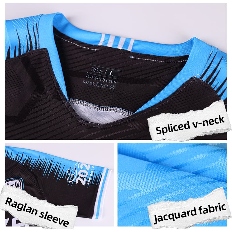 Shop Our New Design Top Quality Jacquard Fabric Soccer Jerseys