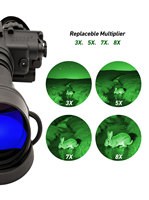 Boîtier de lunettes de vision nocturne IREEDA PVS 7 FOM 1800+ Léger FOV40/FOV50 NVG Boîtier étanche Livraison rapide
