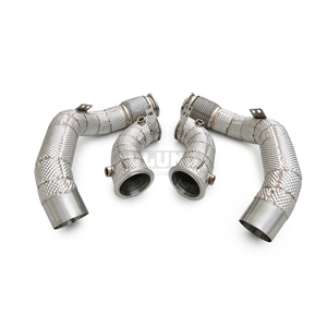 Tuyau d'échappement Performance Downpipe pour BMW M5 F90 4.4T S63 2017-2023, système d'échappement bi-turbo, tuyau de mise à niveau - Product Image 4