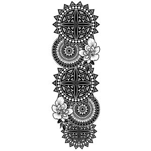 Últimos 15 días arte corporal Sexy brazo completo Oriental cereza <span class=keywords><strong>pierna</strong></span> temporal Semi permanente tinta tatuaje <span class=keywords><strong>hombre</strong></span> flor brazo tatuaje pegatinas - Product Image 5