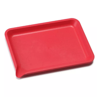 Petit quantité minimale de commande de JUJI conçoivent en fonction du client le plateau en plastique de Rollings d'accessoires de tabagisme biodégradables de fumée d'herbe