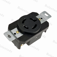 NEMA-Conector industrial con cable de 30A para EE. UU., conector tripolar de América, macho, hembra, enchufe bloqueado antiholgado