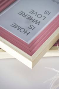 Hot-Selling Roze Fotolijst Galerij Fullsize Home Decor Muur Gouden Schaal Aangepast Mdf Hout Modieus - Product Image 6