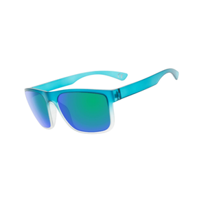 Lunettes de soleil personnalisées avec protection UV Lunettes de cyclisme de couleur dégradée avec logo et emballage de lunettes de soleil personnalisées - Product Image 1