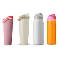 Mug cadeau de Noël de luxe avec logo personnalisé, bouteille d'eau isotherme à vide, gobelet thermique 24oz, tasse à café pour l'extérieur