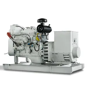 New CCS certificate powered by Cummins engine 6BT5.9-GM83 80kva marine diesel generator