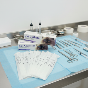 Medische katheter voor katten en honden, 3Fr, met stilet en zijgat, voor dierenoperaties - veterinaire anesthesie-apparatuur - Product Image 1