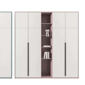 Armoires de chambre à coucher modernes en bois en gros avec options de portes personnalisables pour meubles de salle à manger, de salon et d'école - Product Image 1