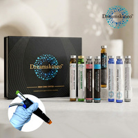 Nouveau Sérum Exfoliant Booster 2026 Multifonction Portable pour Jet d'Oxygène Facial Liquide, Solution Logica Booster avec Pièce à Main