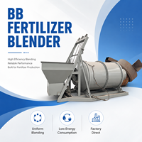 Mélangeur à tambour automatique BB avec acier inoxydable SUS304 et moteur pour la production en vrac d'engrais en agriculture