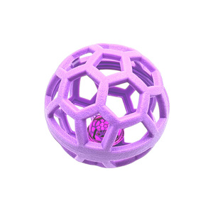 Vendita calda TPR Multi-colore campanelli cavi per animali domestici per la pulizia <span class=keywords><strong>dei</strong></span> denti molari giocattolo resistente ai morsi con il <span class=keywords><strong>gioco</strong></span> di addestramento del cucciolo di campana - Product Image 5