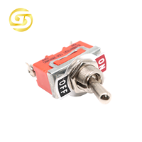 Interrupteur à bascule E-TEN1021 15A/250V 2pin interrupteur SPST marche-arrêt 12mm couleur Orange 10 pièces/boîte