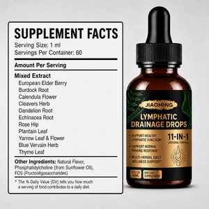 Suplemento Líquido OEM para Drenaje Linfático, Mezcla Herbal Botánica Natural para Bienestar, Apoyo a la Desintoxicación y Limpieza, Marca Privada - Product Image 5