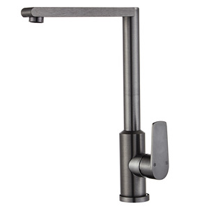 Kitchen Faucet Single Handle 360 Degree Rotate Deck Mounted Modern Ceramic Valve Core - Product Image 3