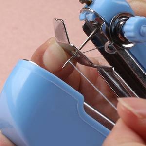 Portable <b>Sewing</b> <b>Machine</b> Mini Manual Handy Needlework Cordless Tools Stitch Sew Clothes Fabric Electric <b>Sewing</b> <b>Machine</b> Household - Product Image 5