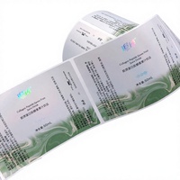 Autocollant impression étiquettes adhésives fournisseur personnalisé code à barres rouleau étiquette autocollant en gros personnalisation