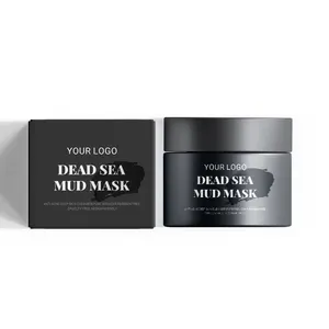 Mascarilla facial de arcilla cosmética para el cuidado de la piel profunda, natural y orgánica, Etiqueta Privada, barro del <span class=keywords><strong>Mar</strong></span> <span class=keywords><strong>Muerto</strong></span>, máscara negra - Product Image 1