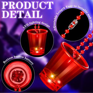 Tasse à shot transparente multicolore avec flash LED pour Halloween, Noël, anniversaire, fête de <span class=keywords><strong>mariage</strong></span>. - Product Image 2