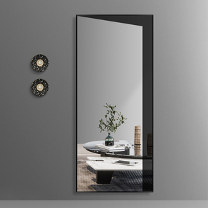 <span class=keywords><strong>Specchio</strong></span> a Figura Intera con Cornice Profonda e Bordo Sottile Nero per Camera da Letto, Soggiorno, Ingresso - Vendita all'Ingrosso - Product Image 1