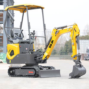 SDJK 1,2 Ton Mini Graafmachine 1 Ton 2 Ton Met Bak Kleine Graafmachine Landbouwgebruik Graafmachine Prijzen Hydraulische Graafmachine Onderdelen - Product Image 3