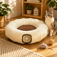 Tunnel pour chat en forme de S, détachable, pliable et respirant, pour chats d'intérieur et chatons - Vente en gros
