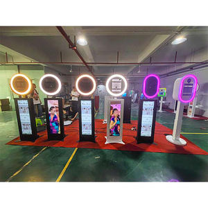 Topchoice Magic Mirror <b>Photo</b> <b>Booth</b> Wedding Interactive iPad Camera 40inch Metal Tempered Glass Customizable Size 5-6 People - Product Image 2